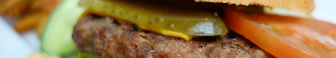 Eating Burger at BurgerFiend.